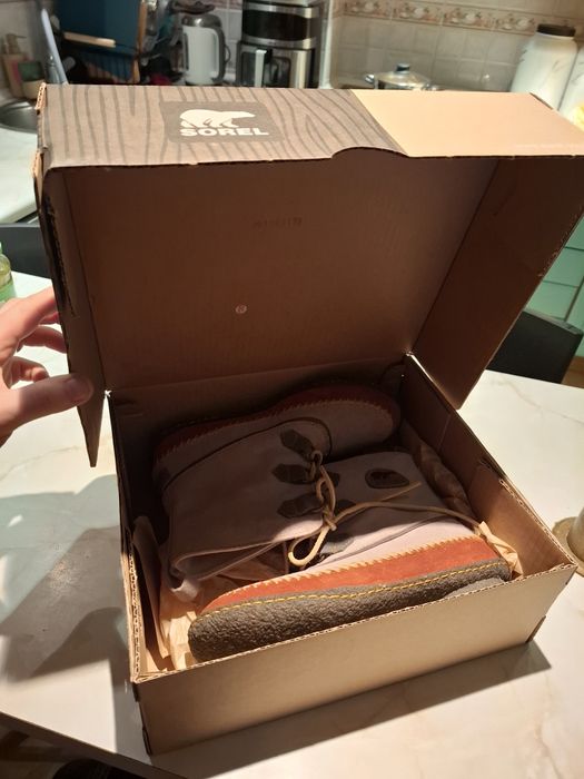 Skórzane buty SOREL