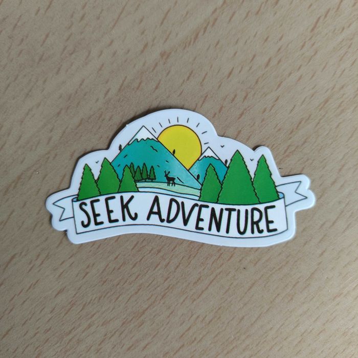 100 Autocolantes Stickers Aventura Campismo Montanha