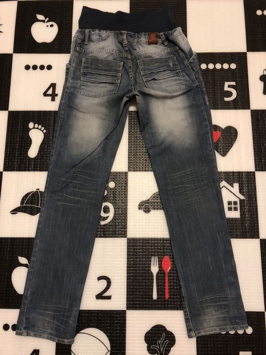 Spodnie ciążowe, jeans niebieski, marki Noppies Maternity, r. 40