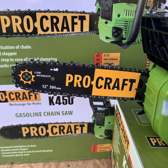 Бензопила PROCRAFT- K350S ланцюг та шина 30 см