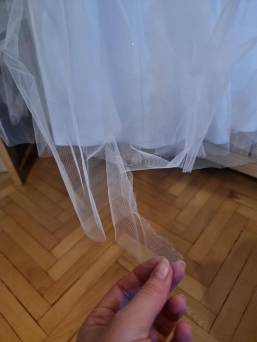 Sukienka komunijna 146 cały zestaw