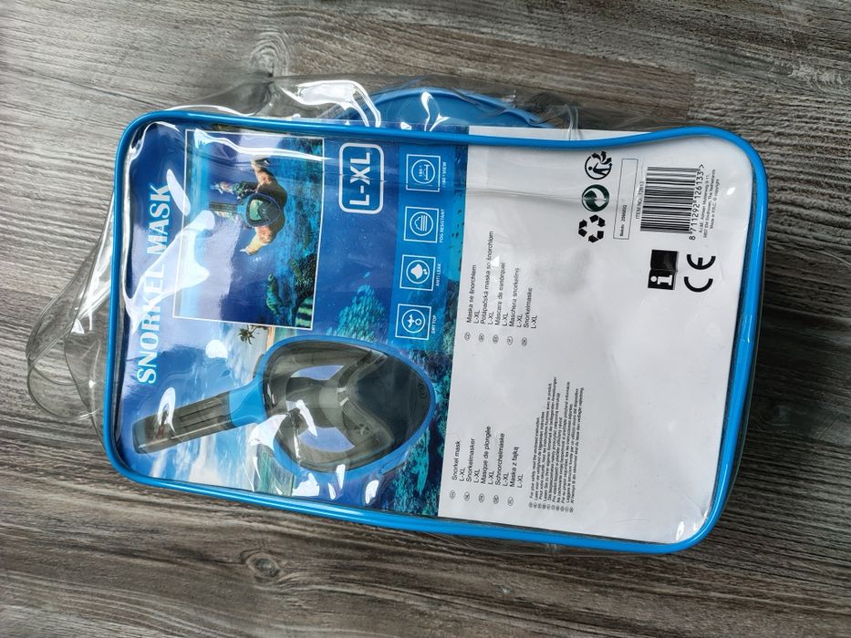 Maska do nurkowania snorkel mask nowa L/ XL