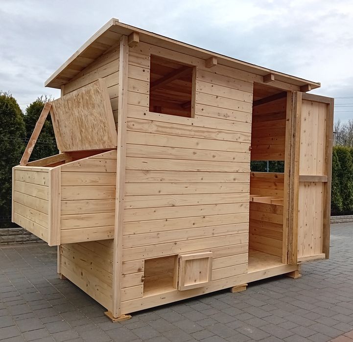 Kurnik 200x120 na 10/12 kur