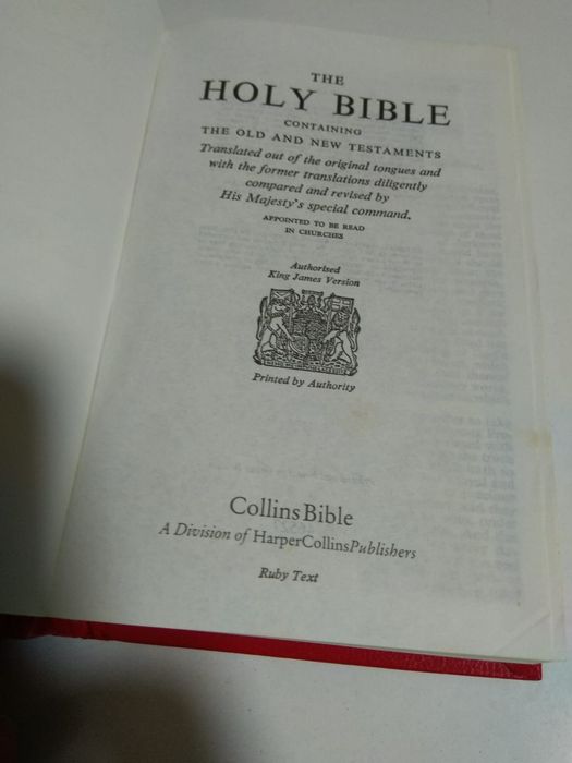 The Holy Bible . . .