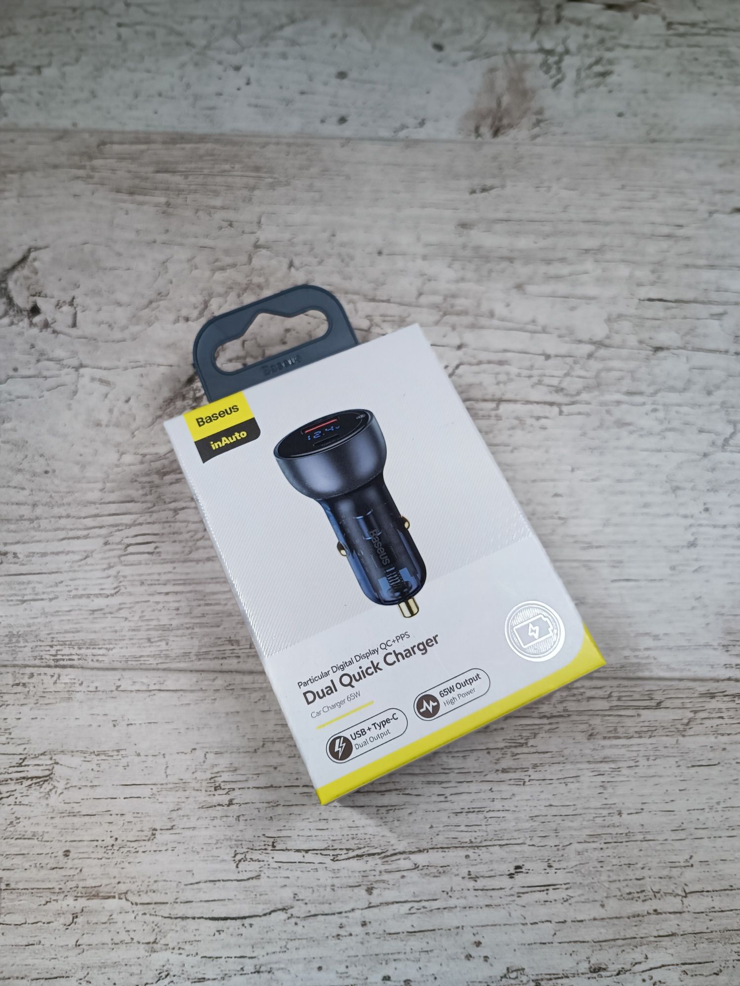 Мощная автозарядка Базеус Baseus 65 w QC PD заряжает ноутбуки: 650 грн ...