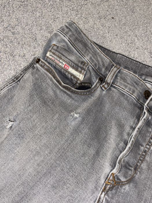 Diesel Industry Jeans 33/32 – Grey/Blue Custom Distressed