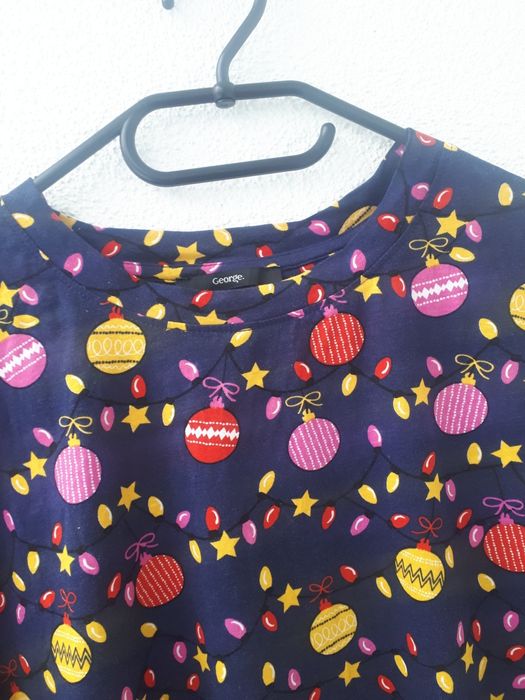 Bluzka góra od piżamy bombki George 52 54 6xl