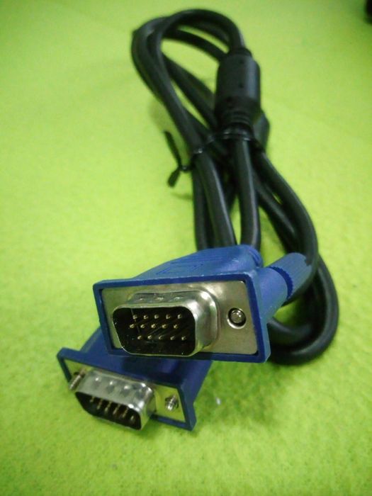 Cabos de rede, power e VGA para informática casa quarto apartamento.