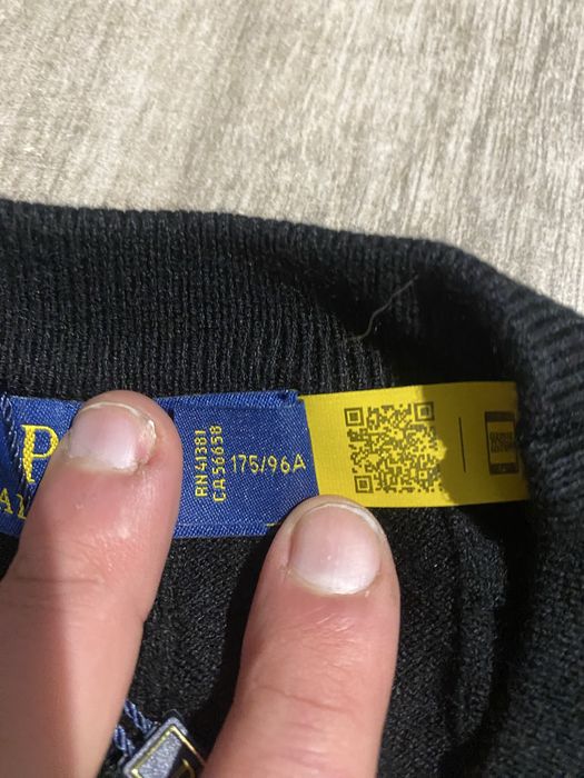 Malha Preta Polo Ralph Lauren