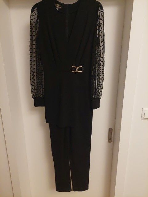 Kombinezon elegancki czarny