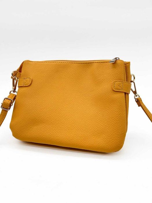 Жіноча жовта сумка через плече / кросбоді