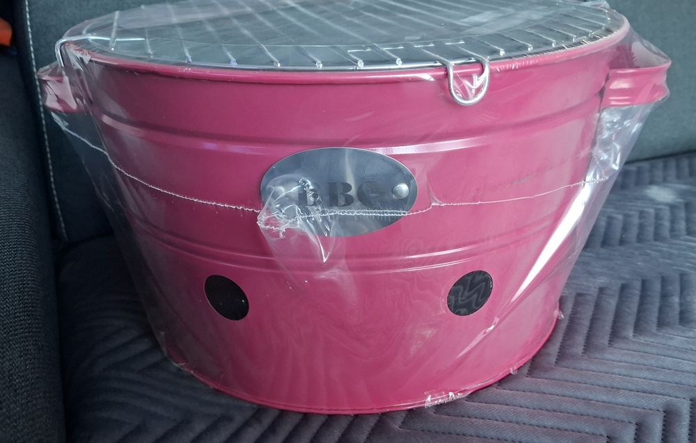 Grill węglowy turystyczny wiaderko, przenośny