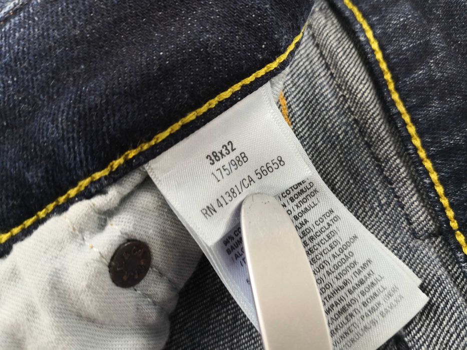 Polo Ralph Lauren męskie spodnie 38/32 XXL jeansowe Varick slim okazja