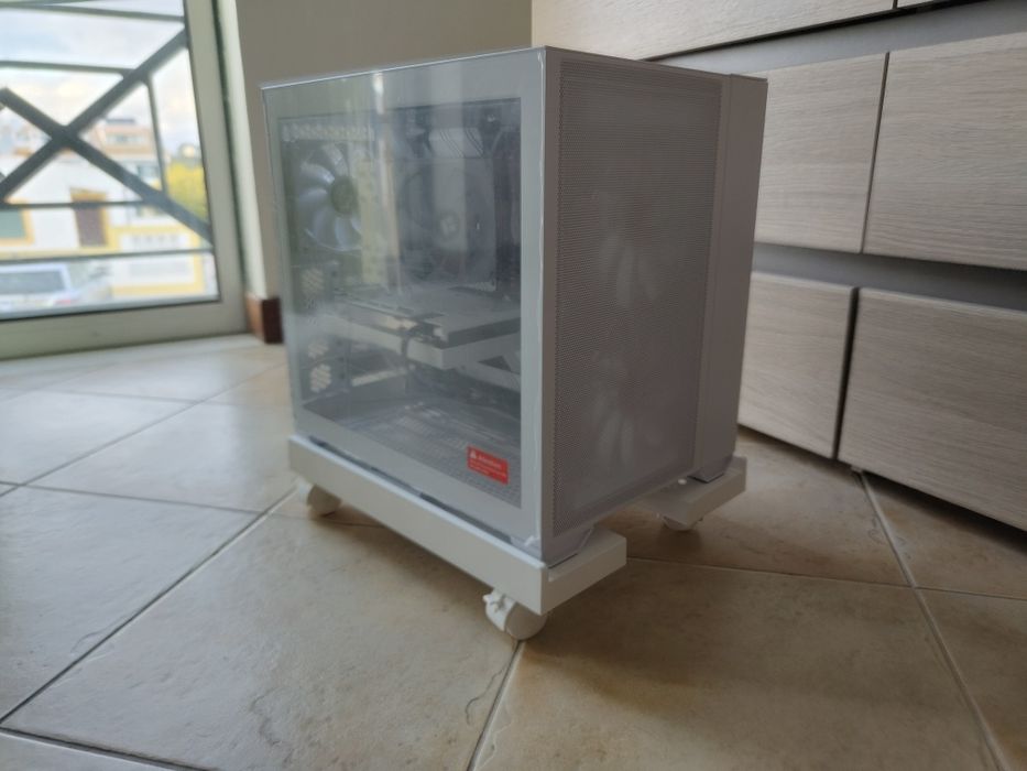 PC Computador Custom Branco lian li ASUS AMD RX 6650XT Ryzen 5 3600 3