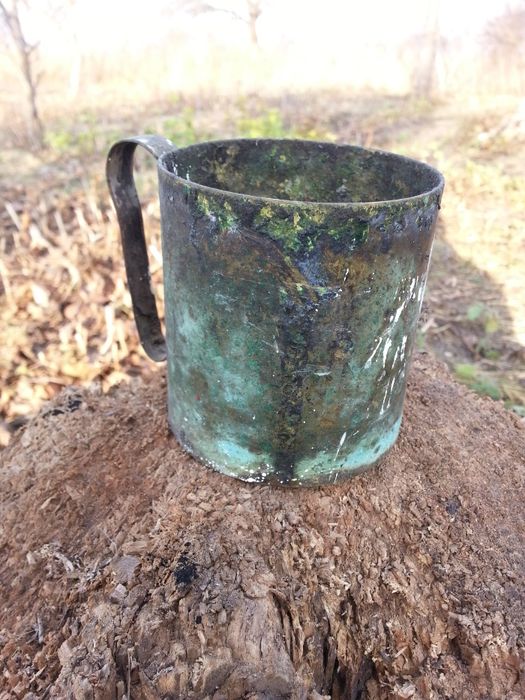 Кружка цветной металл