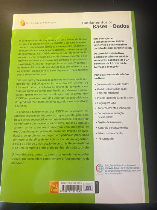 Fundamentos de Bases de Dados