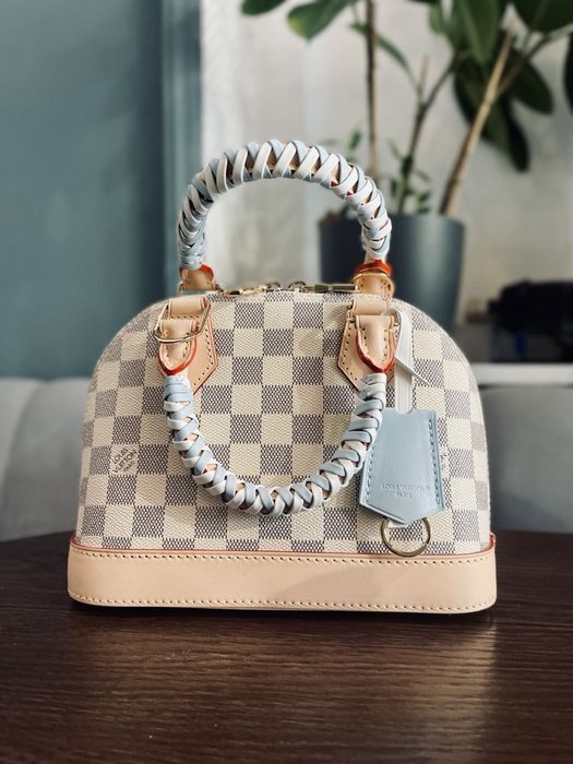 Сумка Louis Vuitton Alma bb Damier Azur оригинал ( N40902 )