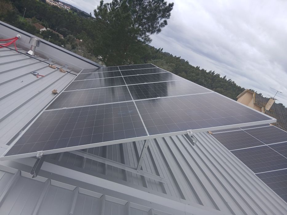 Instalação painéis fotovoltaicos