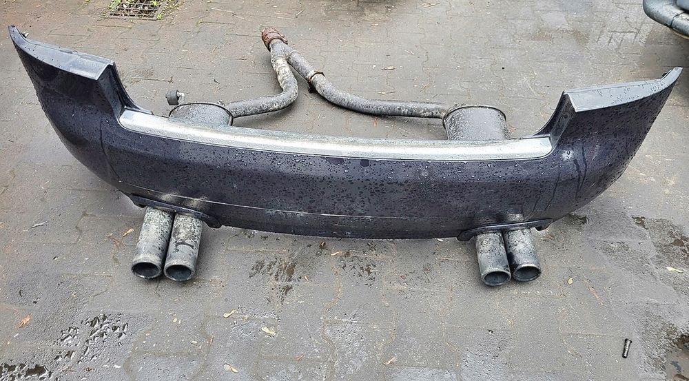 tłumik wydech tył abt audi a4 b6 sedan