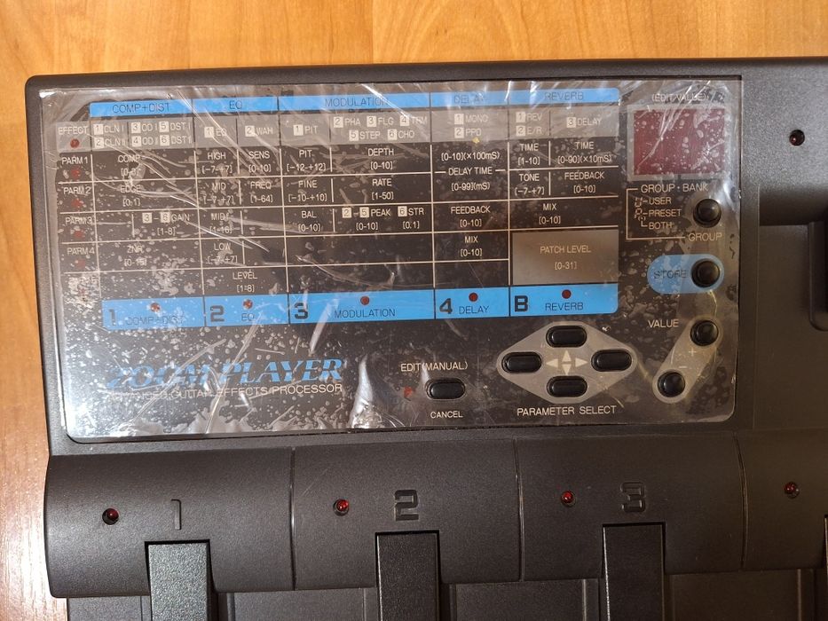 Procesor efektów GITAROWYCH ZOOM PLAYER 2020- S322