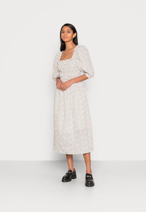 Sukienka w groszki midi Just Female 40