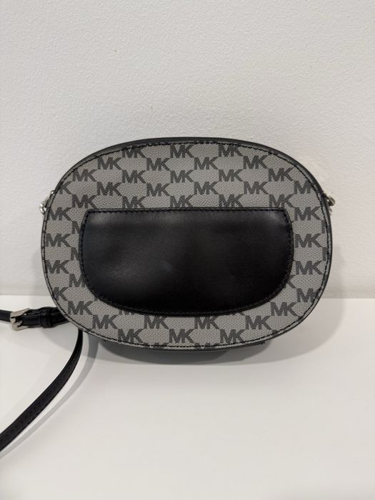 Mala Michael Kors Monograma Cinza/Preto