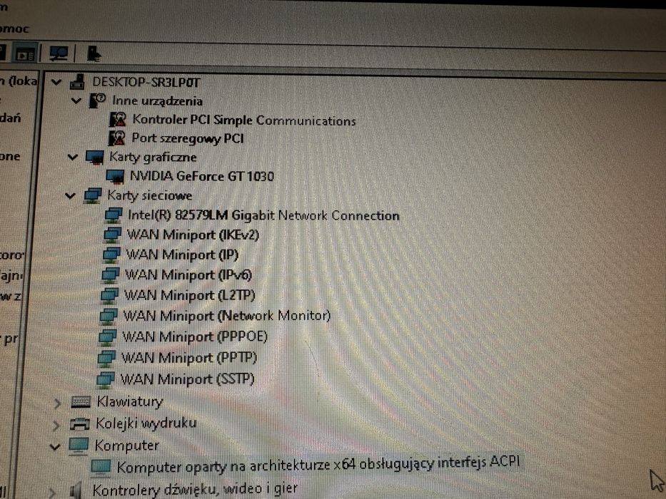 Komputer stacjonarny Intel, GeForce + monitor