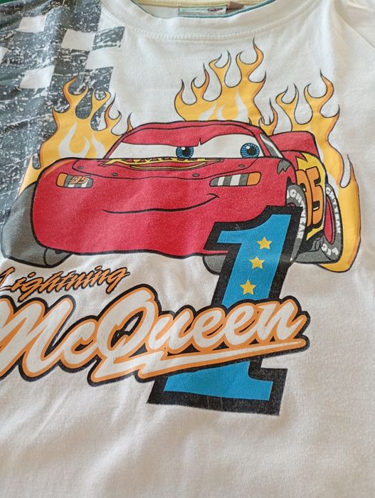 Koszulka T-shirt zygzak McQueen roz 128