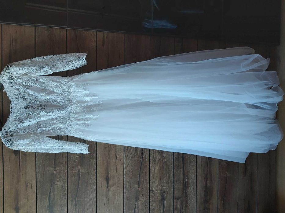 Rustykalna suknia ślubna