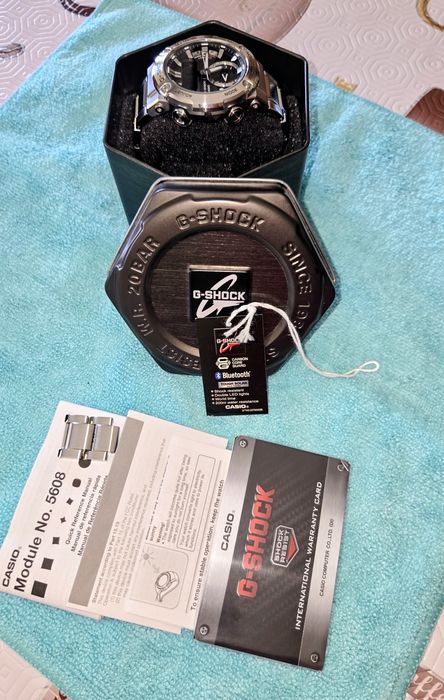 Casio watch GST B200 com bracelete CASIO ORIGINAL em AÇO INOXIDÁVEL