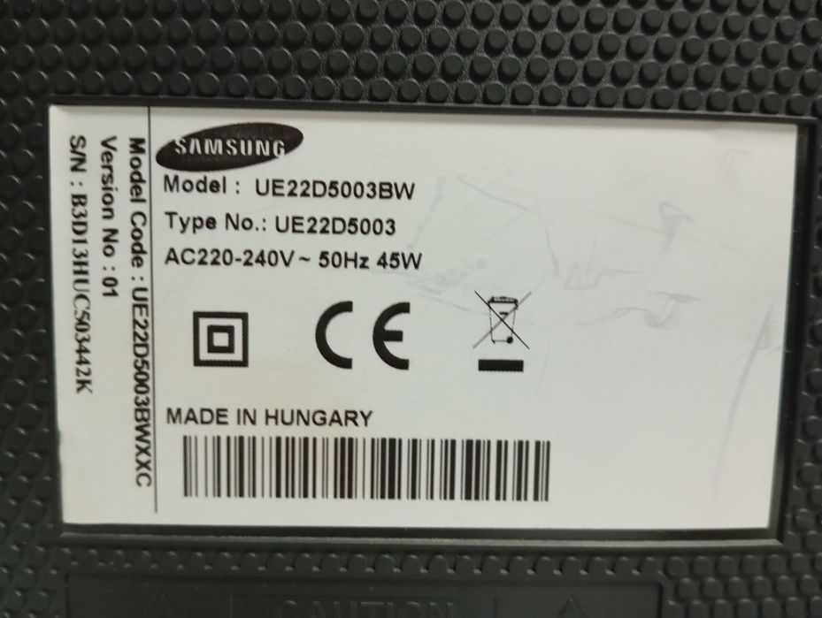 Samsung UE22D5003BW 22" LED