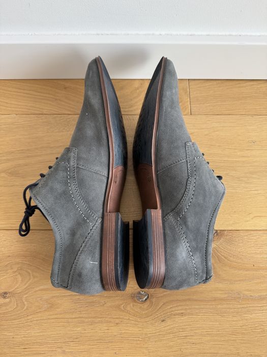 Eleganckie buty do garnituru ze skory naturalnej Pier One rozmiar 44