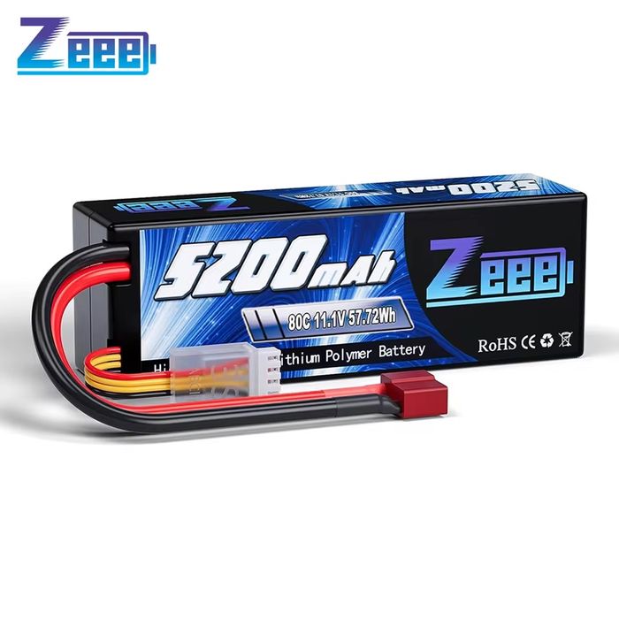Комплект з 2шт.Zeee 11.1V 5200mAh 3S 80C LiPo (2 шт.)