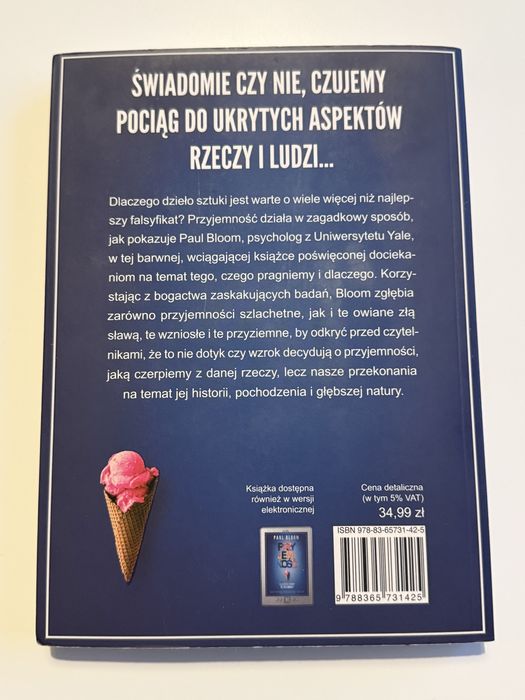 Książka ,,Przyjemność”