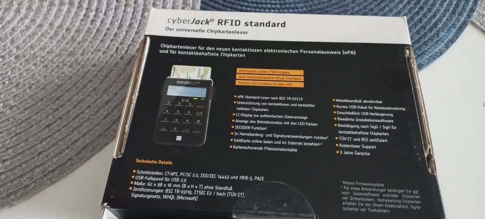 Czytnik kart  cyberJack terminal płatniczy