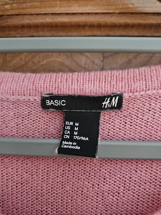 Miękki sweter/kardigan z angorą r M/38/10