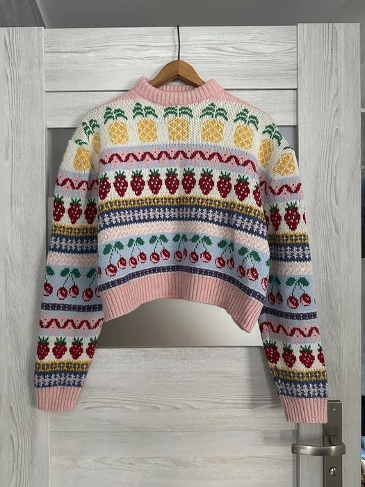 Sweter w owoce ZARA