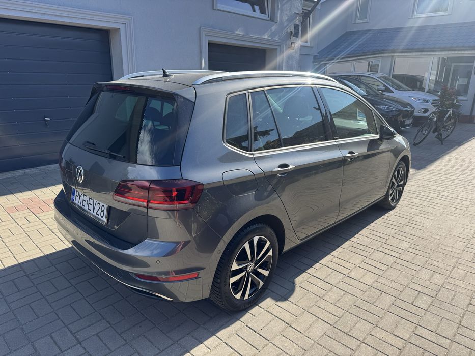 VW Golf Sportsvan 1.5 131 KM sprowadzony 2020 zarejestrowany radar navi ledy sam parkuje