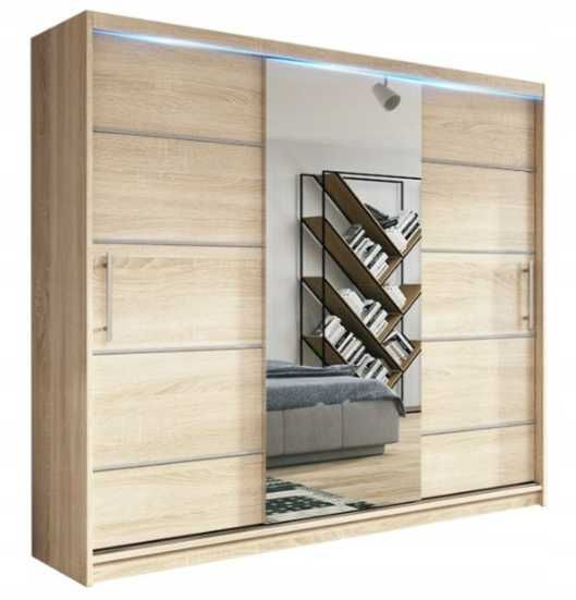 DOSTAWA GRATIS! Szafa RIO z lustrem 250 cm! PROMOCJA !!