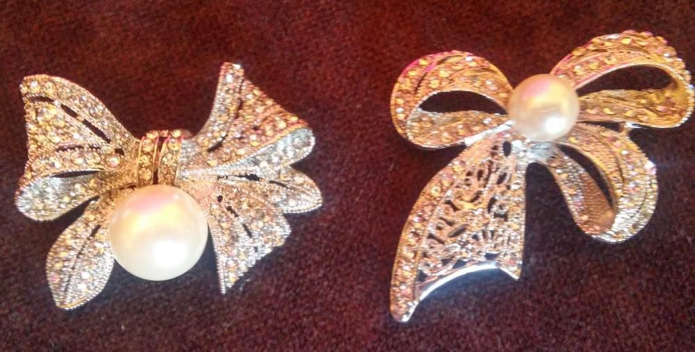 Cudna broszka NOWA - ozdoba ślubna i nie tylko