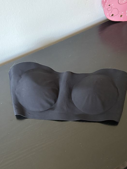 Samonośny stanik S czarny