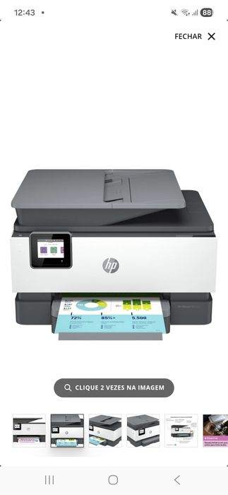 Título: HP OfficeJet Pro 9012e (Praticamente Nova) – Wi-Fi / Duplex
​D