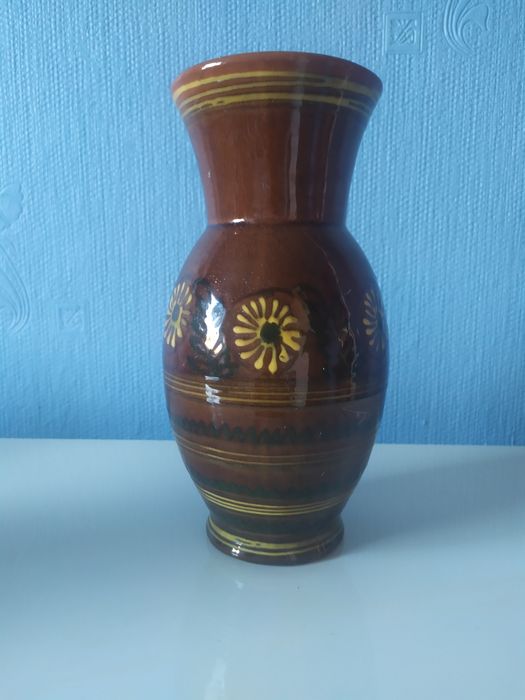 Wazon gliniany PRL