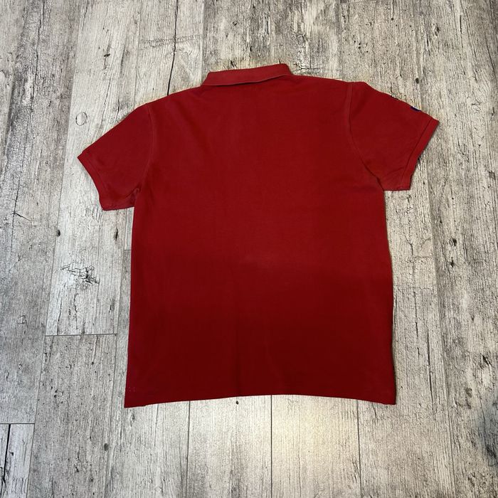 Czerwona męska koszulka Polo Ralph Lauren