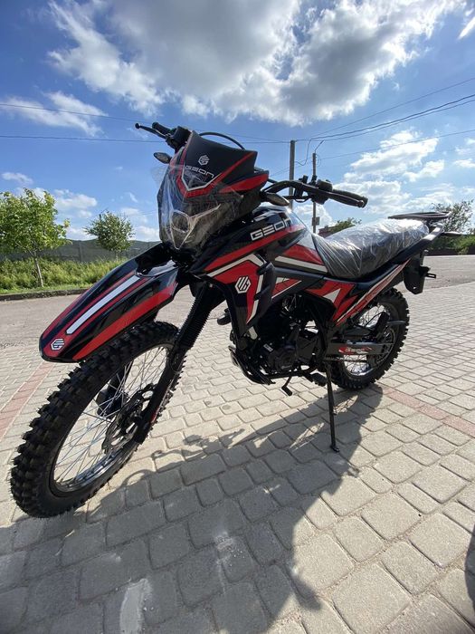 Мотоцикл эндуро Geon X-Line 250 21/18, черный с красным, 2026