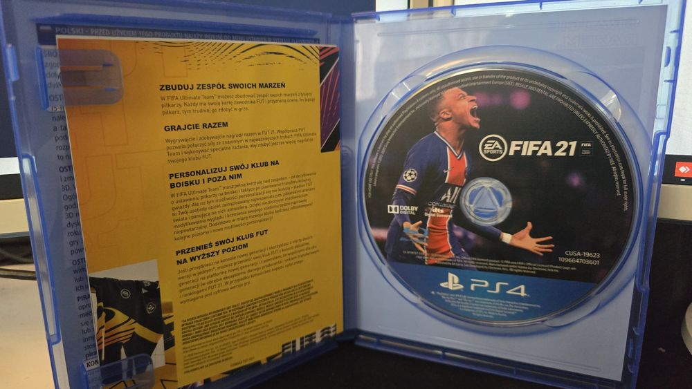 Fifa 21 ps4 polska wersja bardzo dobry stan