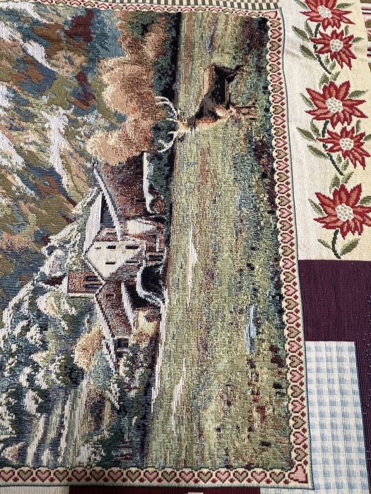 Гобелен зимова казка, вінтаж 136х141