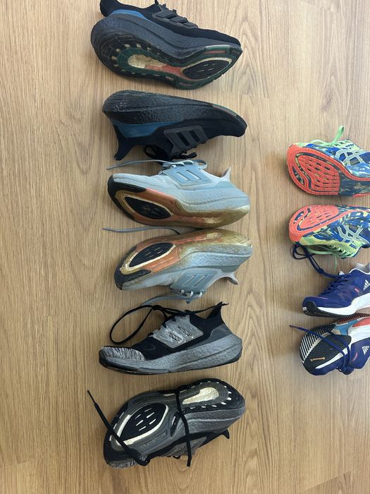 Tenis adidas Ultraboost ; asics; Adizero