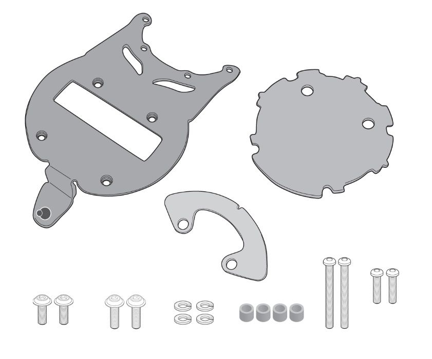 BF51 KTM 390 ADVENTURE (20) givi mocowanie tanklock tangbag NOWY
