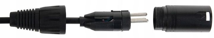 Pronomic EUIECX-15 kabel hybrydowy 15 m: Schuko + XLR